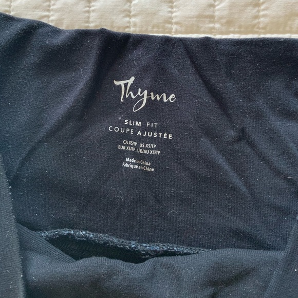 Thyme Maternity Dark Wash Jeans - Picture 2 of 5